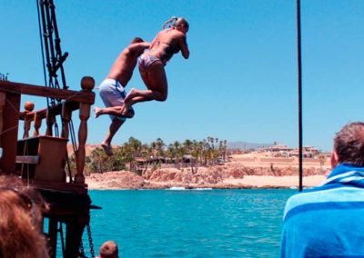 Snorkeling Tours Cabo San Lucas in a Pirate Ship Cruise