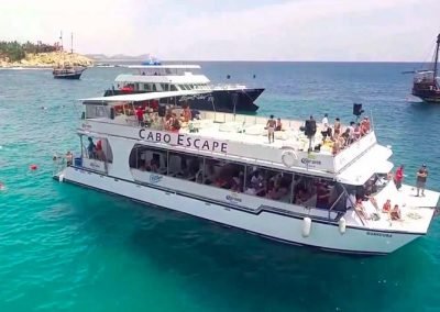 Snorkeling Tours Cabo San Lucas in a Double Deck Catamaran Cruise